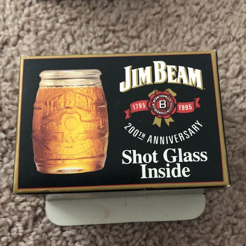 Jim bean shot glass